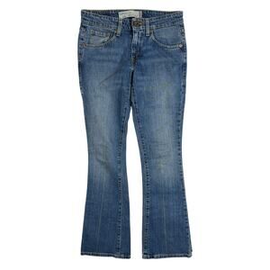 Levis 518 Superlow Rise Bootcut Jeans Vintage Y2K Stretch Denim Size 0